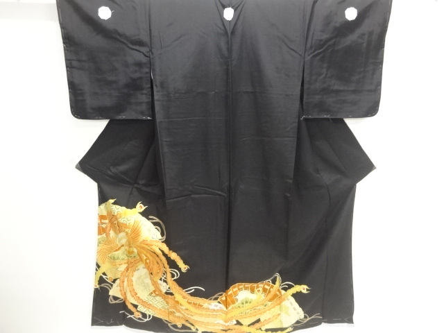 鳳凰模様刺繍留袖（比翼付き）